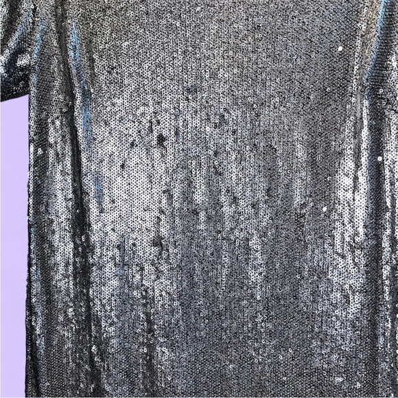 Silver Sequined Dress - Picture 6 of 9